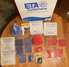Vintage. ETA Cuisenaire Rods Plastic Math Blocks Manipulatives Homeschool