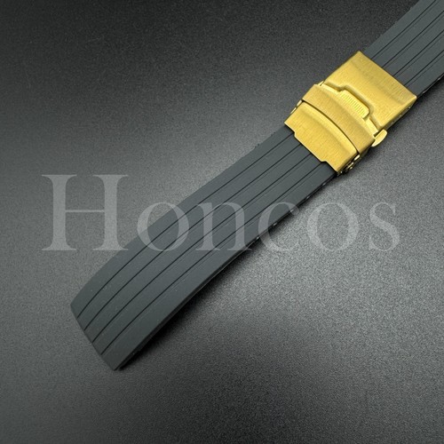 Correa de reloj de goma de silicona 18 20 22 mm cierre impermeable se adapta a Casioak gris - Imagen 14 de 20