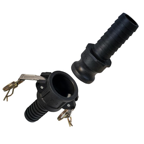 Camlock Fittings 1 Inch C & E Polypropylene Cam and Groove Hose Fitting Kit w... - Picture 6 of 7