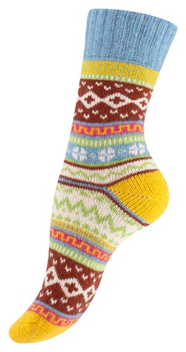Calcetines de lana para mujer 3 pares de calcetines térmicos cálidos acogedores noruegos calcetines de lana merino - Imagen 22 de 50