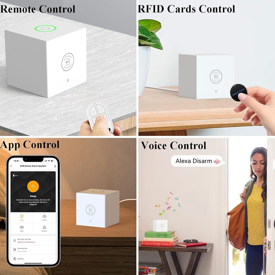 Home Alarm System Wireless Diy Smart Door/Window Alarm For Home