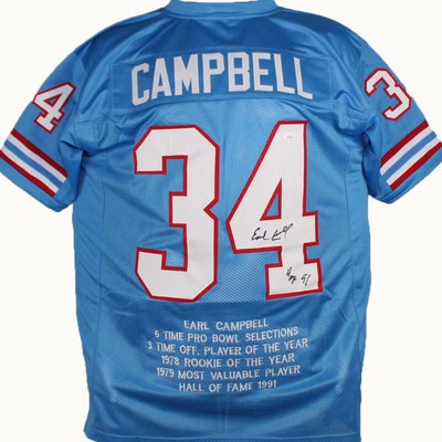 Signed earl campbell jersey 2025