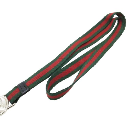 Authentic GUCCI Sherry Line Strap Fiat500 Green Cotton #36633841 - Photo 7 sur 8