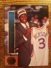 1996-97 Stadium Club Shining Moments #SM15 Allen Iverson RC Rookie