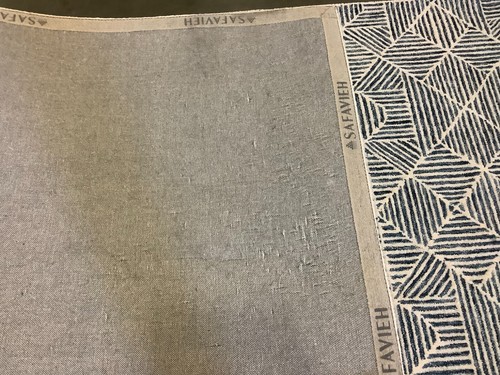 BLUE / IVORY 8'-0" x 10'-0" Back Stain Rug, Reduced Price 1172669584 ABT763M-8 - Picture 3 of 4