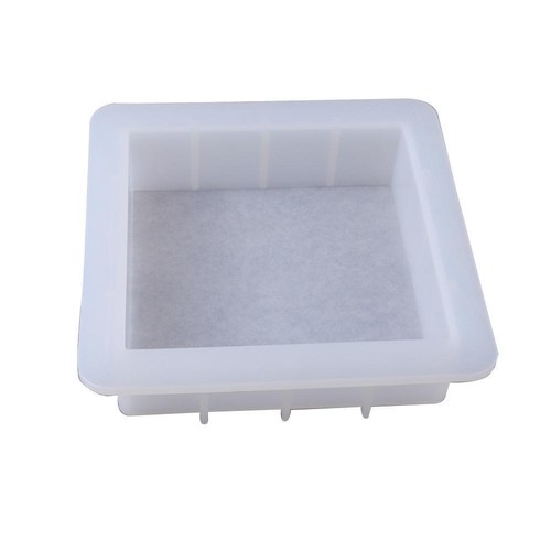 Large Square Mold Silicone Mould Tray for Homemade Ice Cake Loaf Baking Craft - Picture 10 of 12