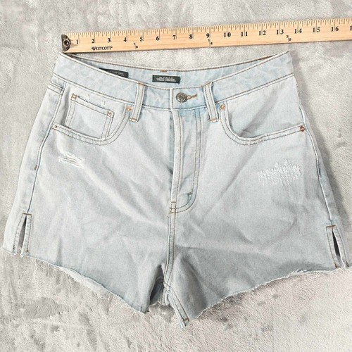 Wild Fable Shorts Womens Size 6 Cutoff Denim High-Rise Distressed Light Blue - Picture 2 of 13