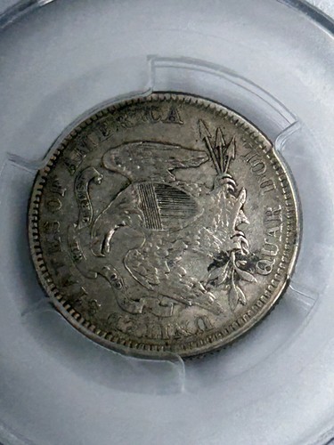 1876 P Seated Liberty Quarter PCGS XF45 (PCGS Population 72) - Picture 7 of 8
