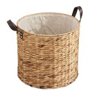 1Pc Hand-woven Basket Dirty Laundry Storage for Home Breathable Basket
