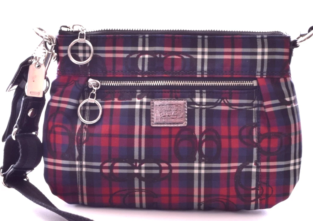 Coach Poppy Plaid Shoulder Bag Bags & Handbags for Women for sale