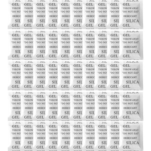 Silica Gel Packets, 50PCS 5 Gram Transparent Desiccant Packs For - View #8