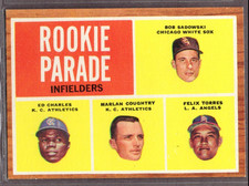 1962 Topps Set-Break #595 Rookie Infielders NR-MINT *JAYSACE*