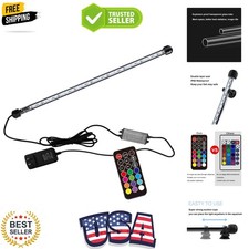 LED Aquarium Light, 19.5 inches Fish Tank Light RGB Color Underwater light Su...