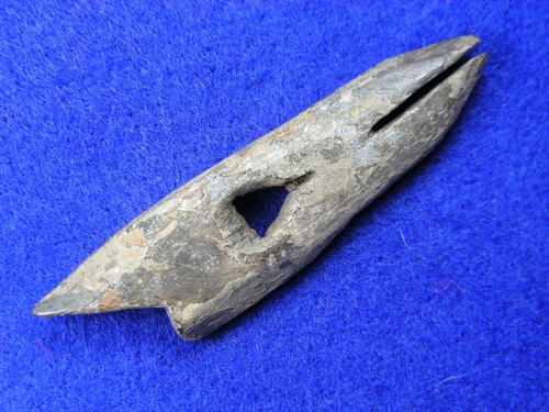 BONE HARPOON TIP 2-7/16" ALASKA Authentic Indian Relics - Picture 15 of 16