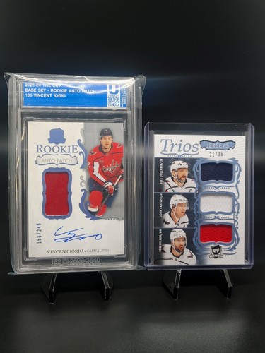 Washington Capitals Lot (2): Iorio RPA, Ovechkin Carlson Wilson Cup Trios /35