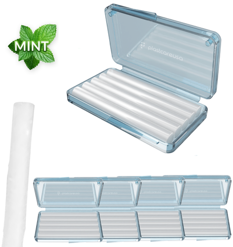 Mint Orthodontic Wax for Braces Clear Dental Wax Strips Brackets Wires, 50 Packs - Picture 1 of 6