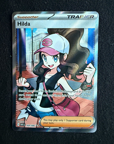 Pokemon TCG Hilda 166/086 SV11W White Flare Trainer Super Rare Holo english