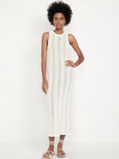 Old Navy Pointelle Knit Midi Dress Size M NWT RT$50