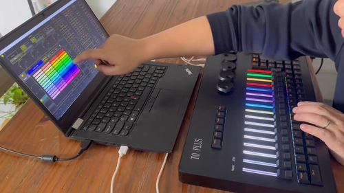 New MINI T0 PLUS Lighting Console Stage DMX512 DJ Led Fader Wing Controller+Bag - Video 1 of 1