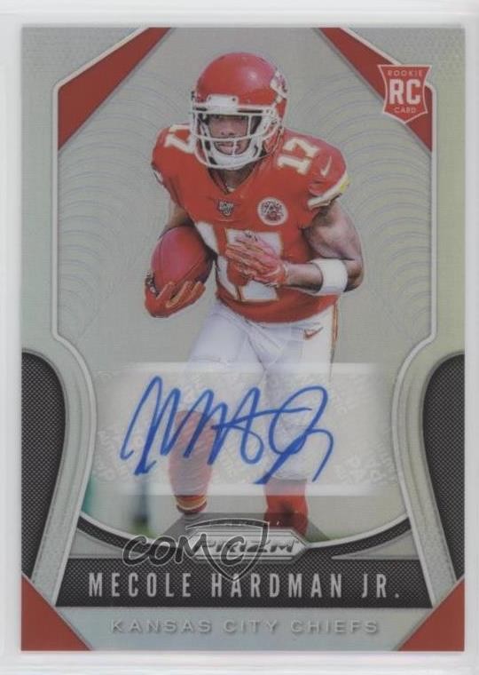 2019 Panini Prizm Rookies Silver Mecole Hardman Jr #345 Rookie Auto RC