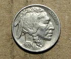 1937   S          Buffalo Head Nickel   ACTUAL  COIN                 90114204-06
