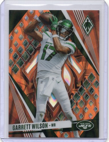 Garrett Wilson 2023 Panini Phoenix #77 Orange Seismic /99 Jets - Picture 2 of 3