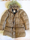Woman's Moncler Brown Long Down Parka Puffer Jacket size 3