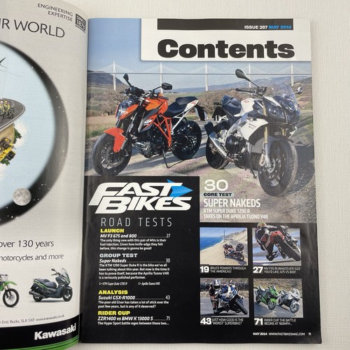 Fast Bikes Magazine May 2014 FBM287 with Stickers - 9770961798186 - Picture 8 of 10