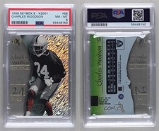 1998 Skybox EX 2001 Charles Woodson #58 PSA 8 Rookie RC HOF