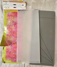 Accuquilt GO! Fabric Cutting Die Strip Cutter 2 1/2" 2" Finished  55017 + MAT !