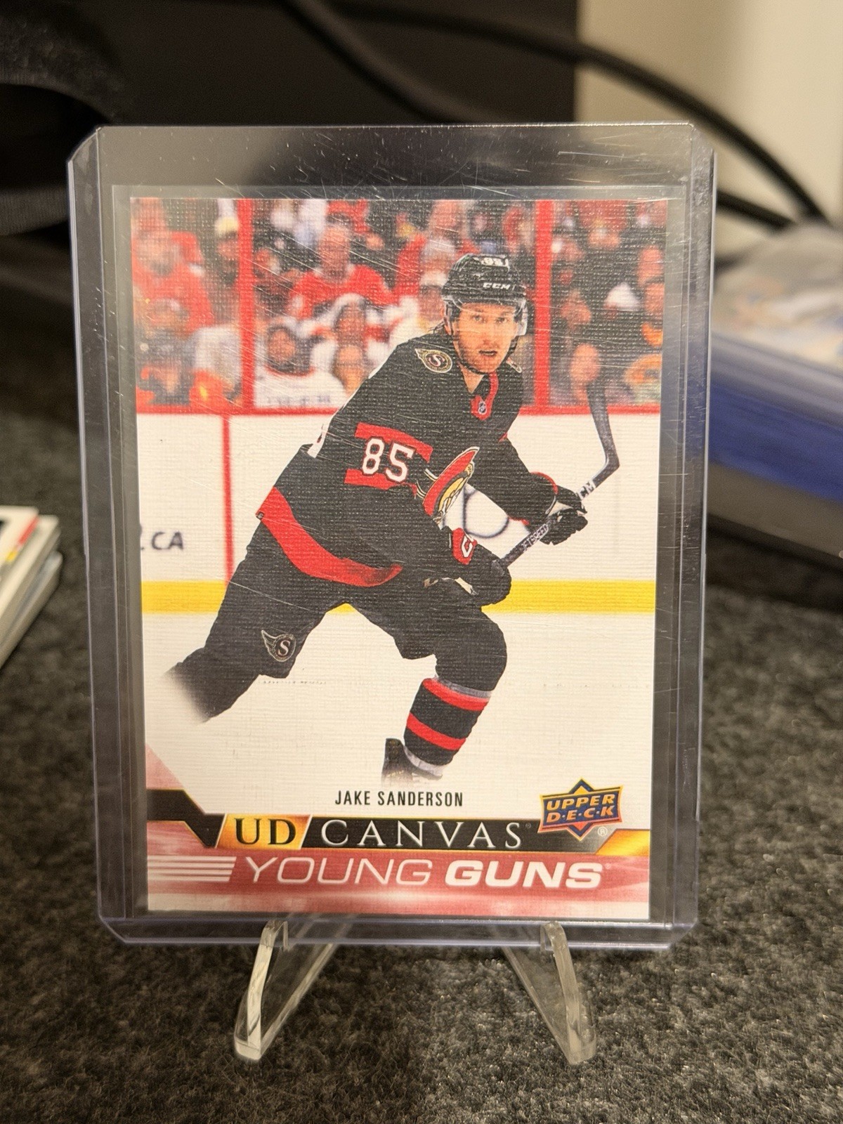 2022-23 Upper Deck Series 2 - Ud Canvas Young Guns Jake Sanderson #C223 (RC)