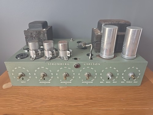 Stromberg Carlson AU 57 Röhrenverstärker Head Mic Preamp Vintage Rare Analog AU57