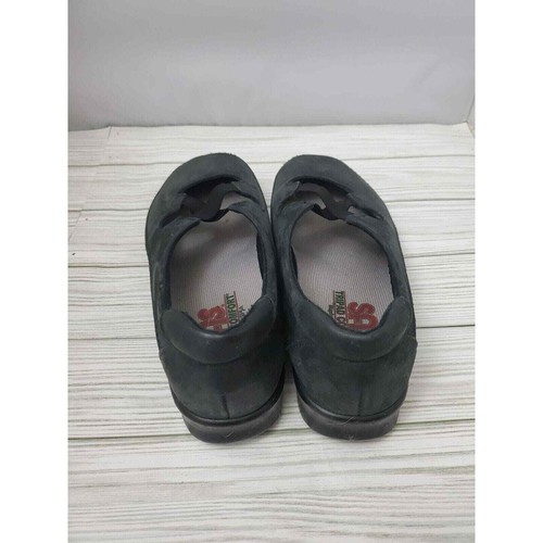 SAS Tripad bequeme Mary Jane Damenschuhe Größe 8 schwarze Wildleder-Slipper Freizeit - Bild 3 von 8