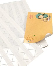 10 Sheet 1020-pack Photo Corners Self Adhesive PVC Paper Foto Clear