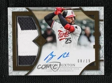 2024 Topps Transcendent Collection /15 Byron Buxton #TCPA-BB Patch Auto