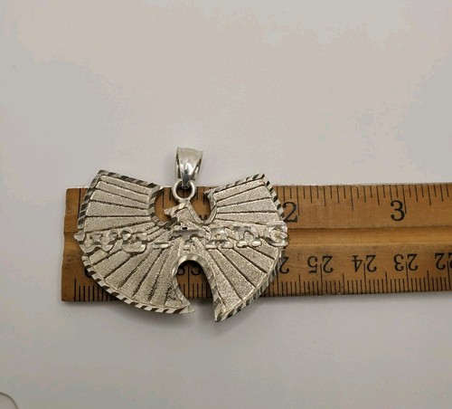 Vintage 90er Sterling Silber 925 WU TANG Hip Hop CHARM ANHÄNGER Beschreibung lesen - Bild 13 von 16