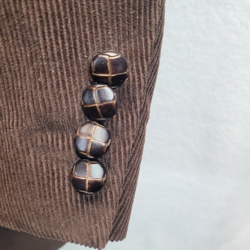 Dockers Cord Blazer Herren Gr. 44R Braun Zwei Knopf Sport Mantel Anzug Jacke - Bild 2 von 11