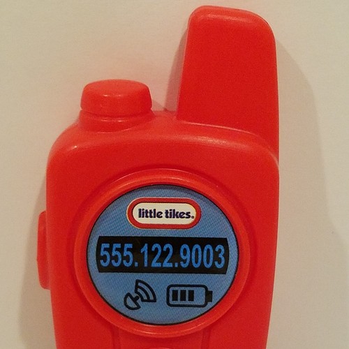 Little Tikes Replacement Walkie Talkie Phone Telephone Red Orange Vintage Play - Picture 3 of 11