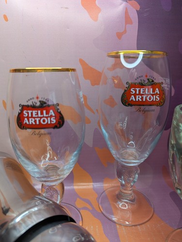 Vintage Barware Lot (3 Glasses, 1 Goblet, 1 Shaker) - Picture 3 of 5