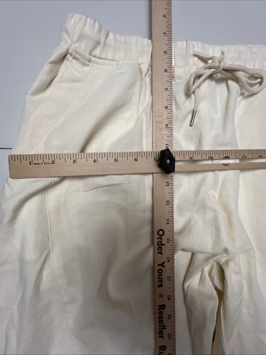 Coofandy Drawstring High Waist Pants Women’s L Elastic Waist Straight Leg NEW - Picture 4 of 17