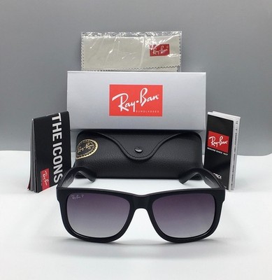 RB4165 Ray-Ban Gray JUSTIN Unisex Sunglasses {RB4165 54-16 145MM} GBY-7256
