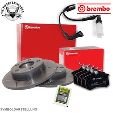 BREMBO Bremsensatz Bremsscheiben Bremsbelag + Petec Paste vorne für BMW