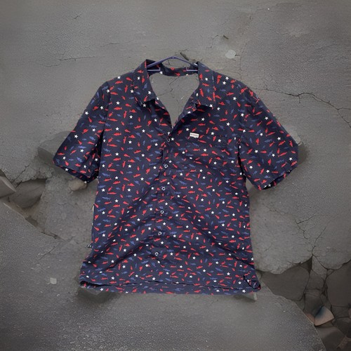 COLOUMBIA PFG Button Down Hemd Sx Medium - schönes Angel- oder Freizeithemd - Bild 2 von 5