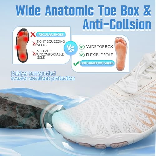 Grounded Footwear for Women Men, Barefoot Shoes Non-Slip Wide 9 Women/7 Men D - Bild 4 von 6