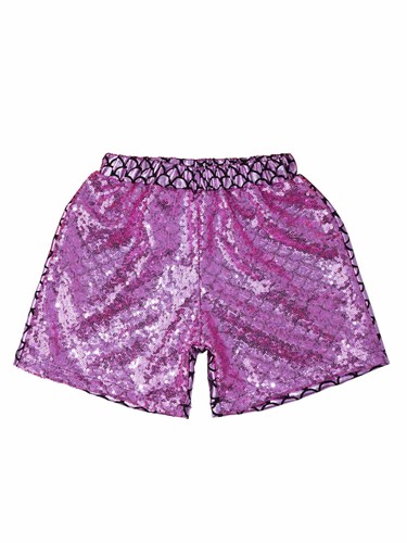 Kinder Mädchen Kostüm Paillette Shorts Täglicher Trag Heiße Hosen Wettbewerb - Picture 39 of 94