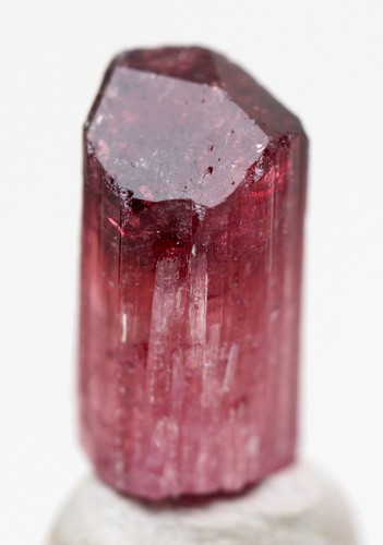 ROSA TURMALIN Kristall Mineral Spitze RUBELLIT Edelstein Präparat natürlich BRASILIEN - Bild 1 von 4
