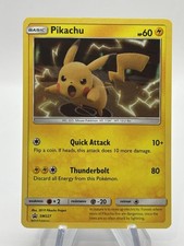 SWIRL Pikachu SM227 Holo Pokemon Card Black Star Promo