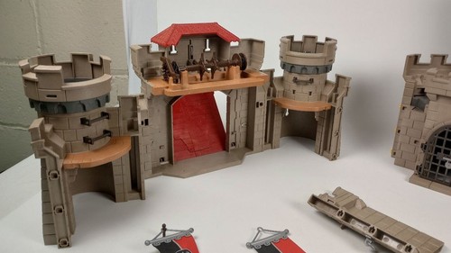 PLAYMOBIL 6001 Falkenritterburg Spielset Zugbrücke Turm Tor FÜR TEILE - Bild 6 von 17