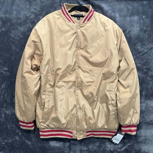 Chaqueta Bomber San Francisco 49ers Rojo Dorado Renegade XL - Imagen 2 de 11