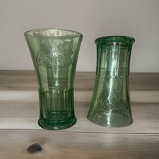 Vintage Lot Of 2 Libbey  Coca Cola Glasses nice Great condition  2 Sizes